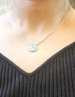 Celestial Evil Eye Silver Necklace