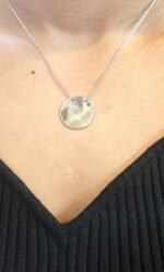 circle of protection pendant chain silver