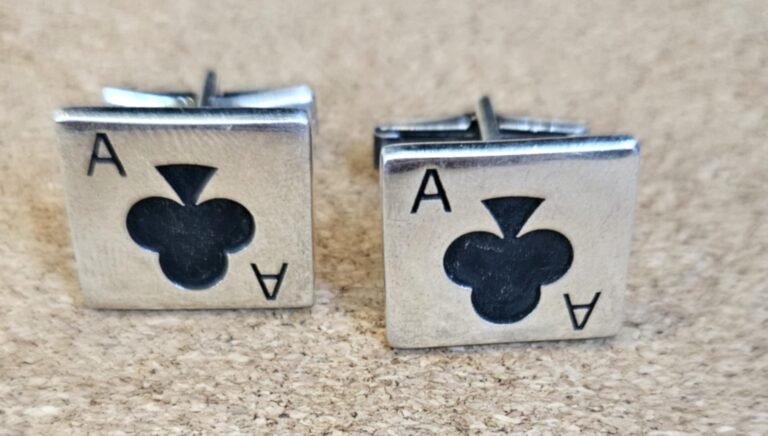 silver cufflinks for men