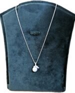 Luxe Pearl & Diamond Necklace - Silver