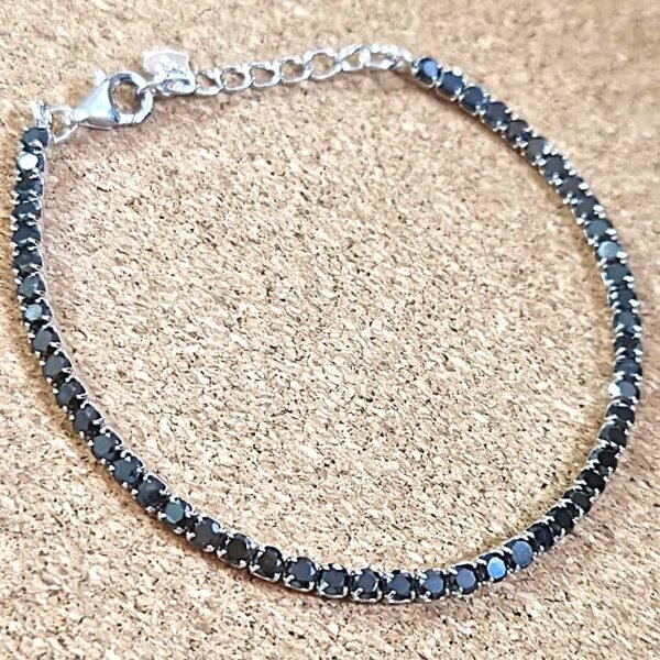 Dark Majesty Stone bracelet Silver