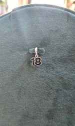 eighteen essence pendant charm silver