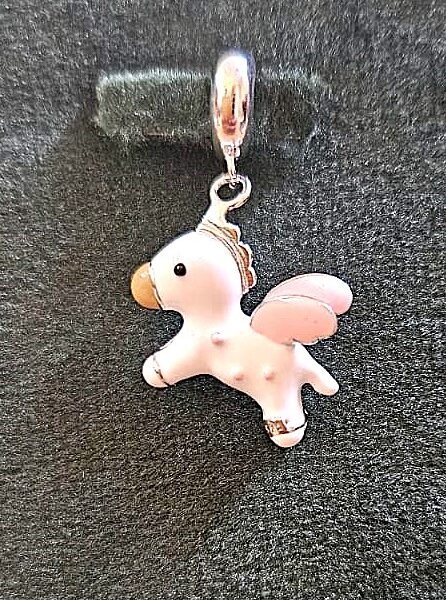 Mystic unicorn pendant silver