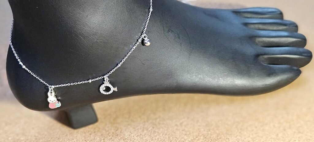 Bunny Silver Anklet