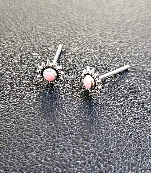 Little Princess Blooms silver earrings