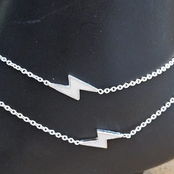 Bolt Shaped Charm Anklet