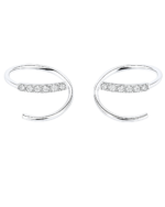 Twisted Luxe silver Earrings