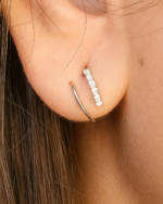 Twisted Luxe silver Earrings
