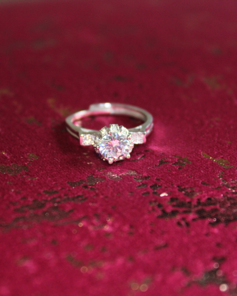 silver adjustable ring