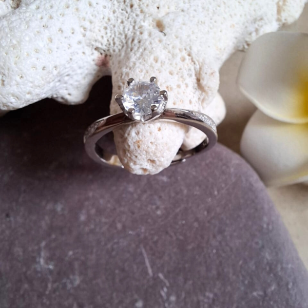 Silver 925 Diamond Ring
