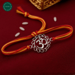 OM Silver Rakhi
