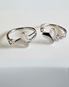 Silver toe ring