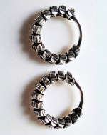 Tribal Oxidized Nose Ring - Image 2