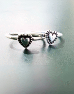 silver toe rings
