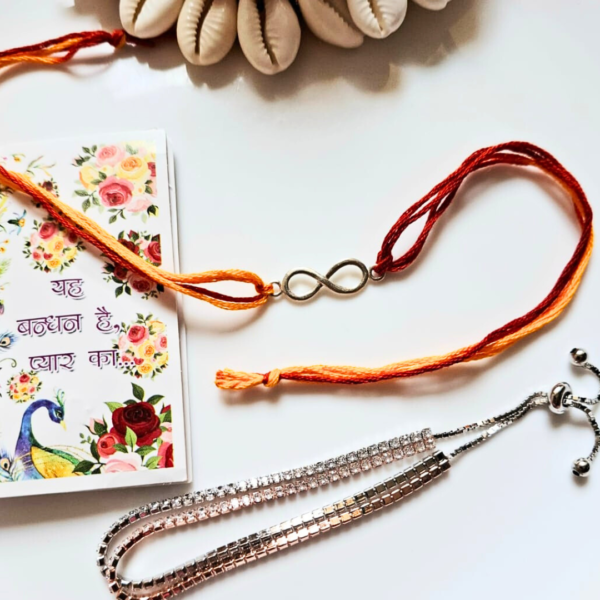 Infinit Love Rakhi + Twin Links Bracelets