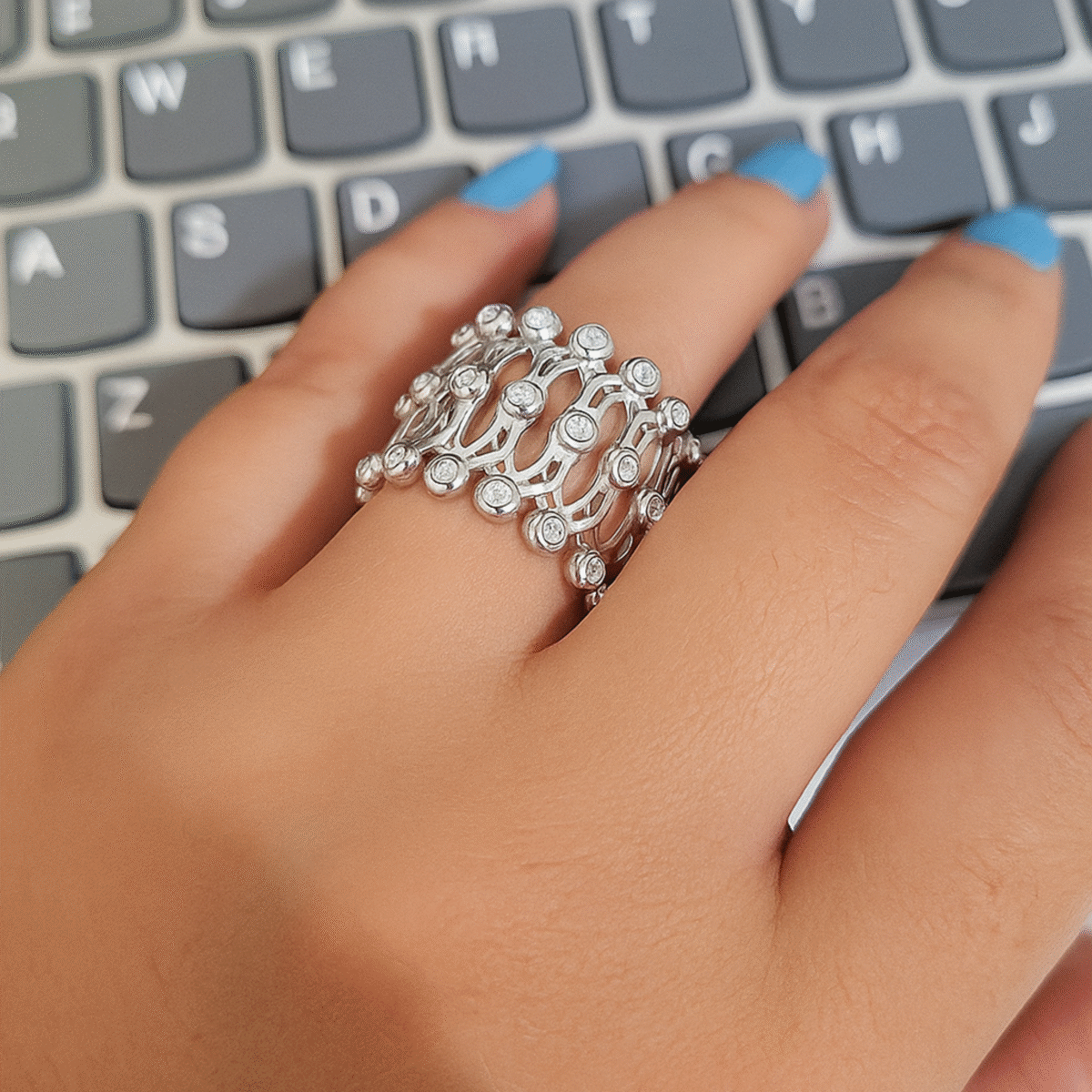 silver bracelet