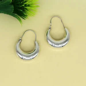 sterling silver hoop earrings
