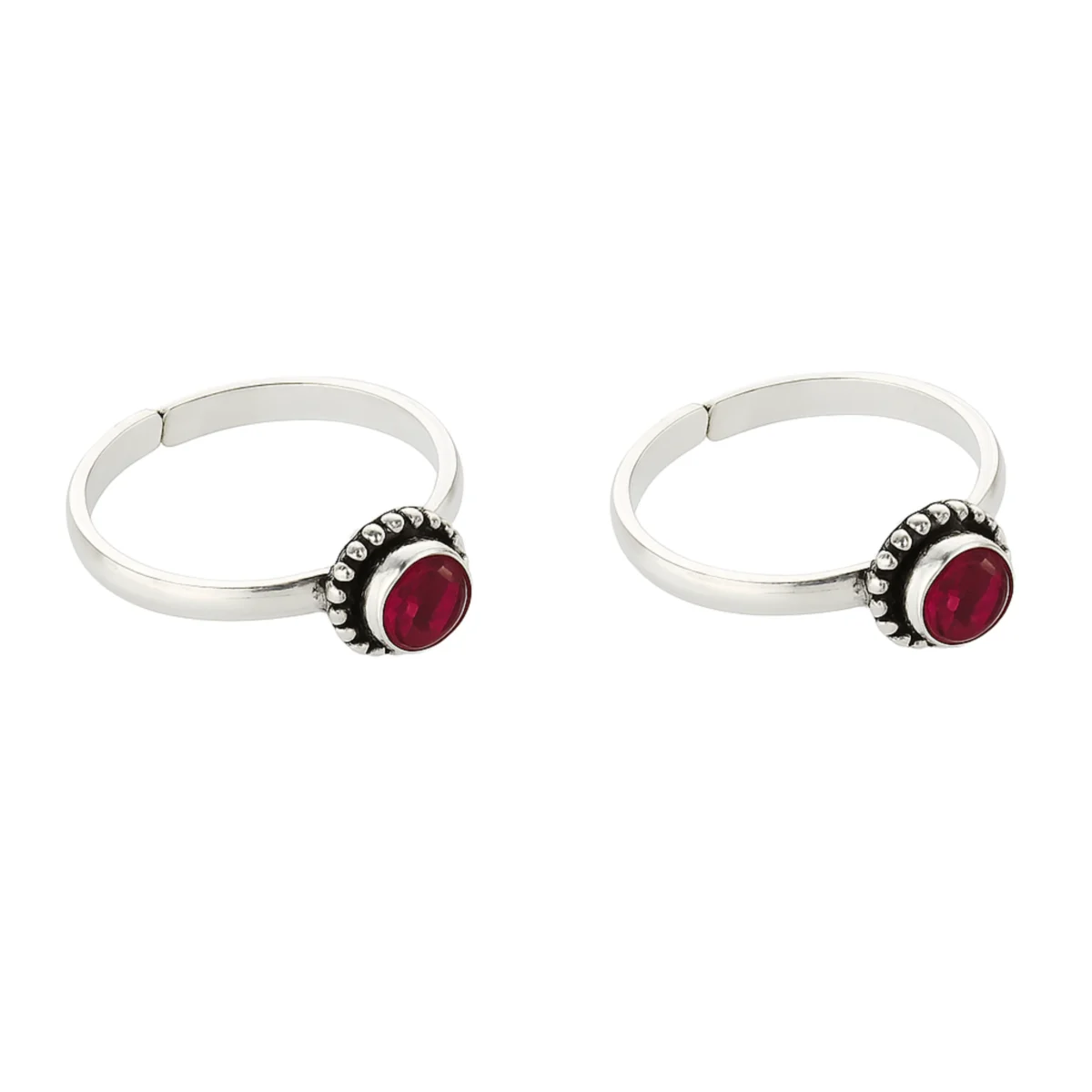 sterling silver toe rings