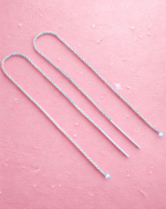 Silver Secrets Pearl Drop Threader Earrings