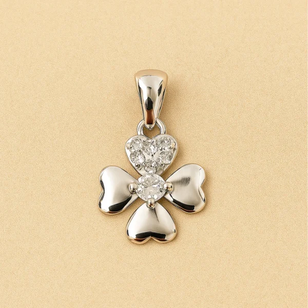 Pure Silver 925 Swirl Bloom Pendant