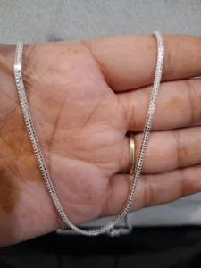 Classic Silver Box Chain Necklace
