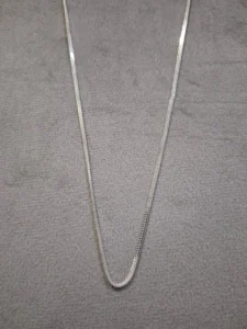 Classic Silver Box Chain Necklace