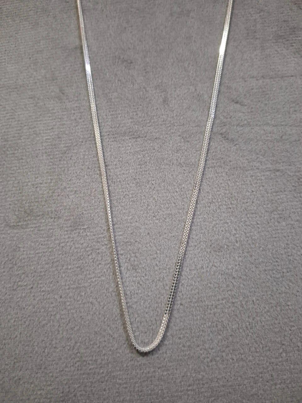 Classic Silver Box Chain Necklace