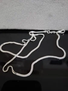 Classic Silver Box Chain Necklace